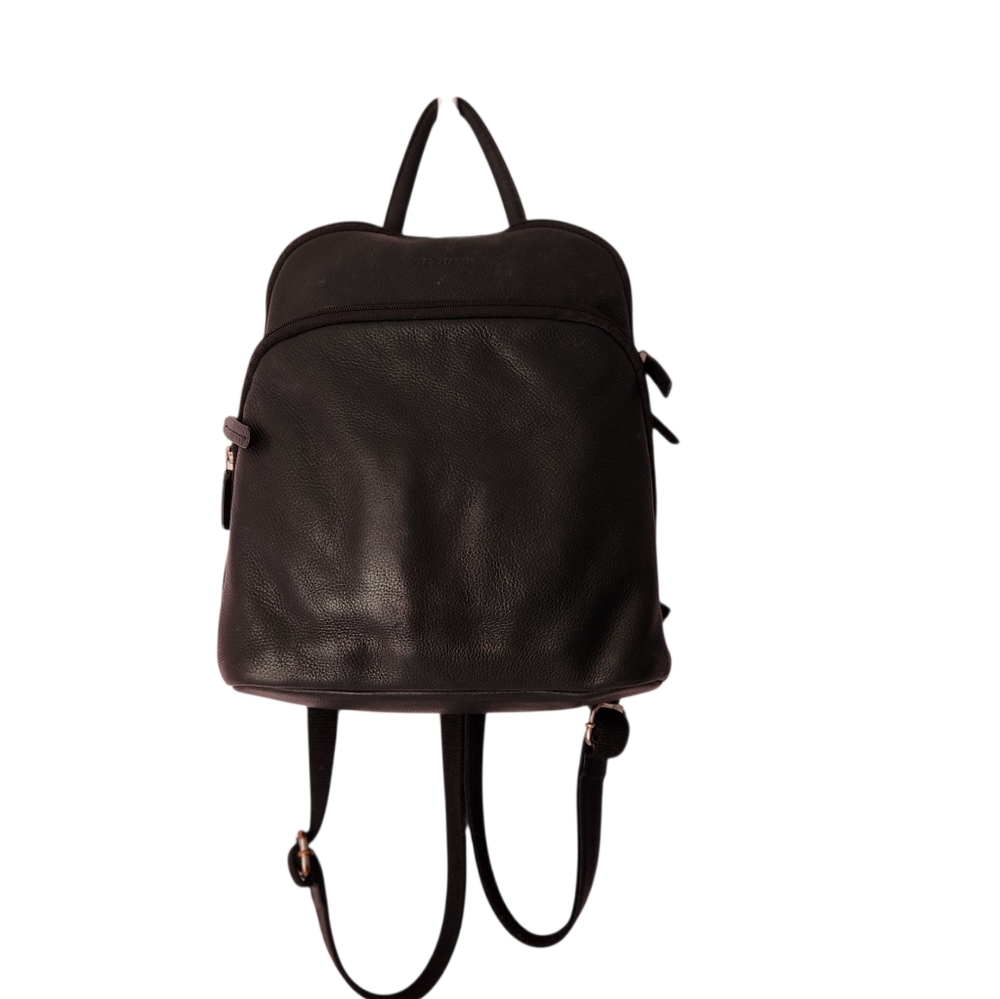 Jack Georges Black Backpack with Adjustable Straps